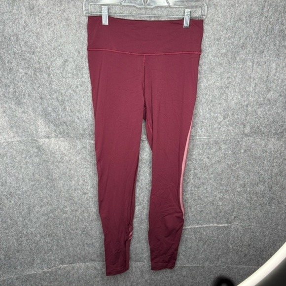 Lululemon Women's Run Crew Tight "28" in Deep Ruby- Sz‎ 8 - Picture 1 of 5